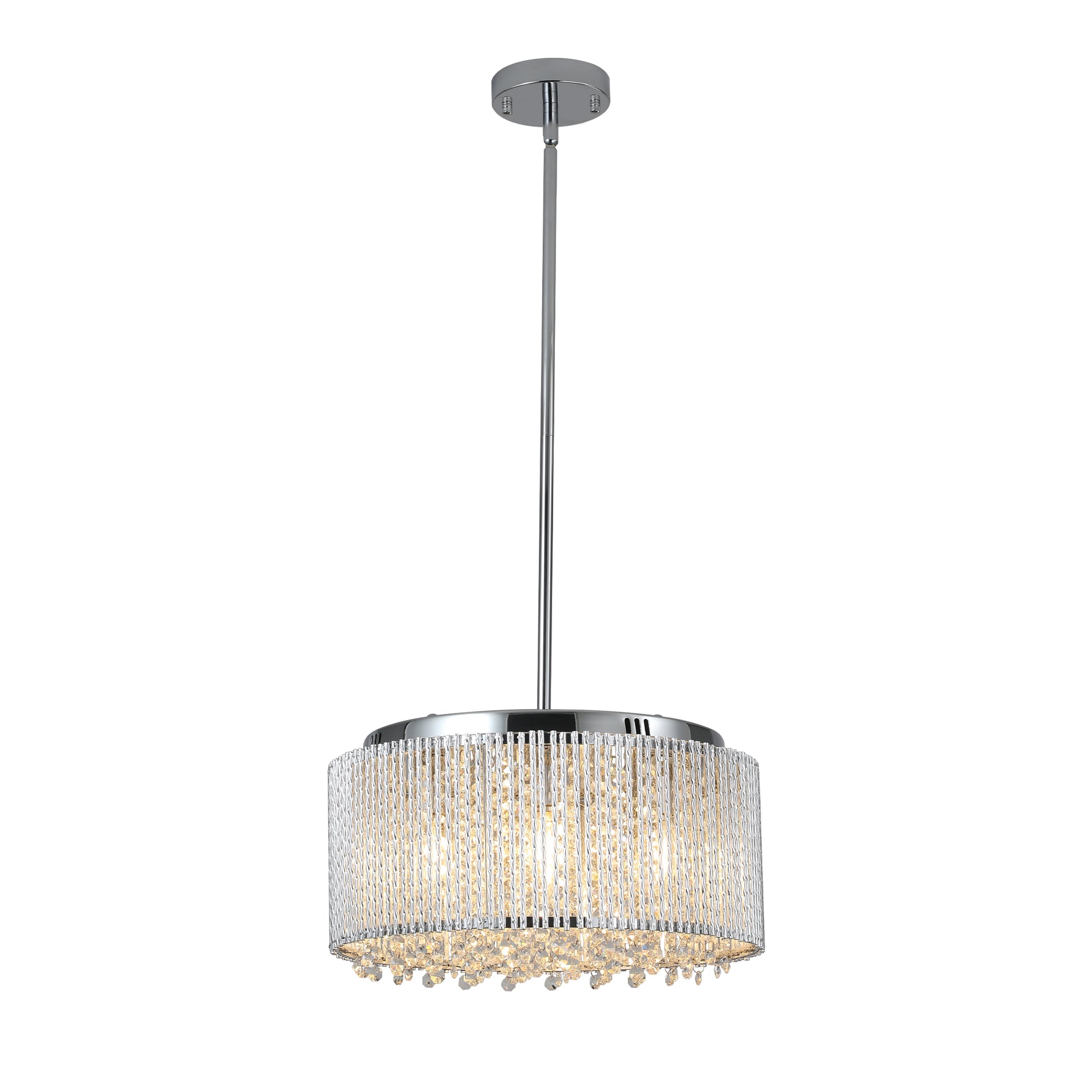 Modern Crystal Chandelier For Living Room Round Cristal Lamp Luxury Home Decor Light Fixture Transparent Modern Crystal
