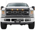 Grill For 2008 2009 2010 Ford F250 F350 F450 Raptor Grill Matte Black W E Lights With Letters Matt Black Abs Abs