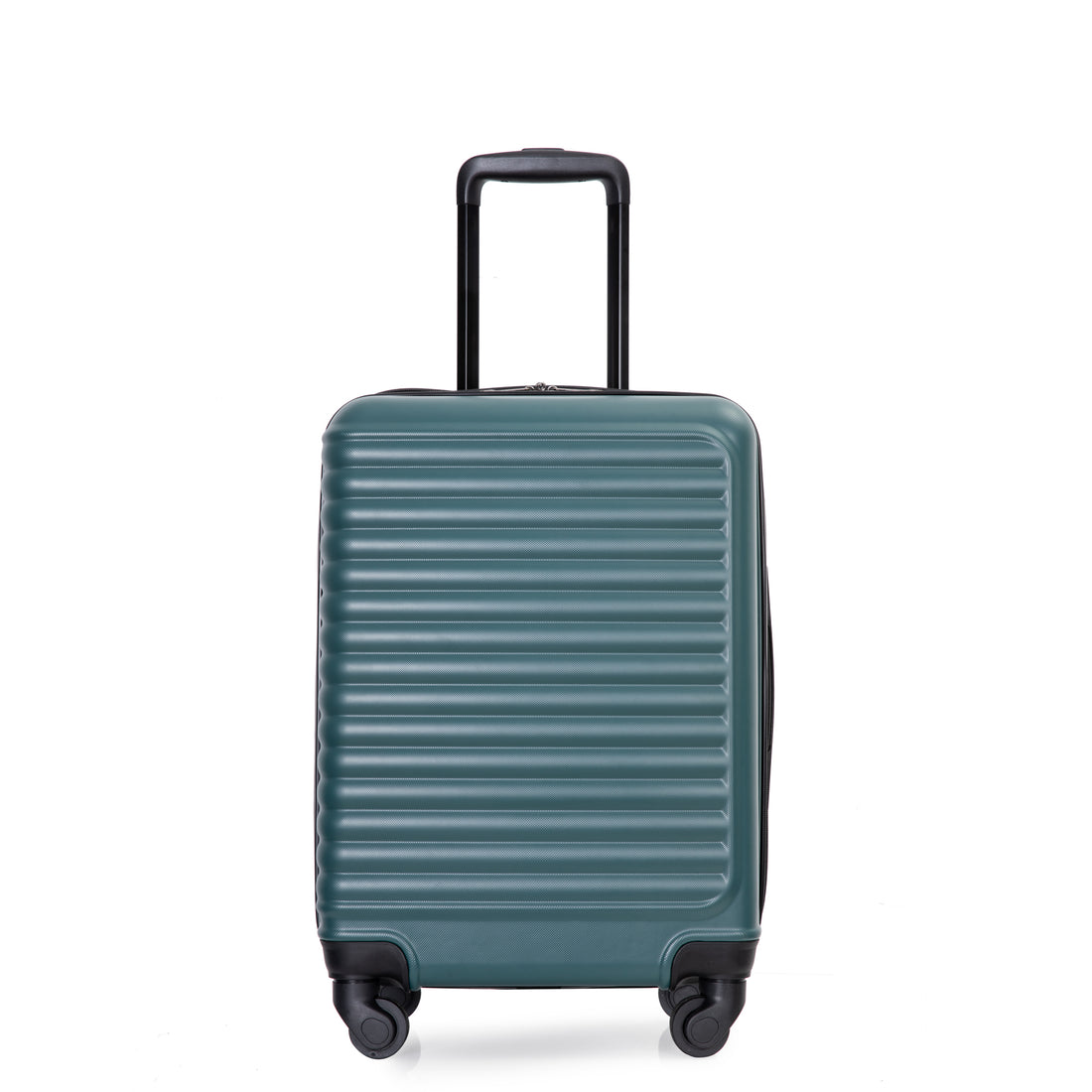 20" Carry On Luggage Lightweight Suitcase, Spinner Wheels, Green Green Abs