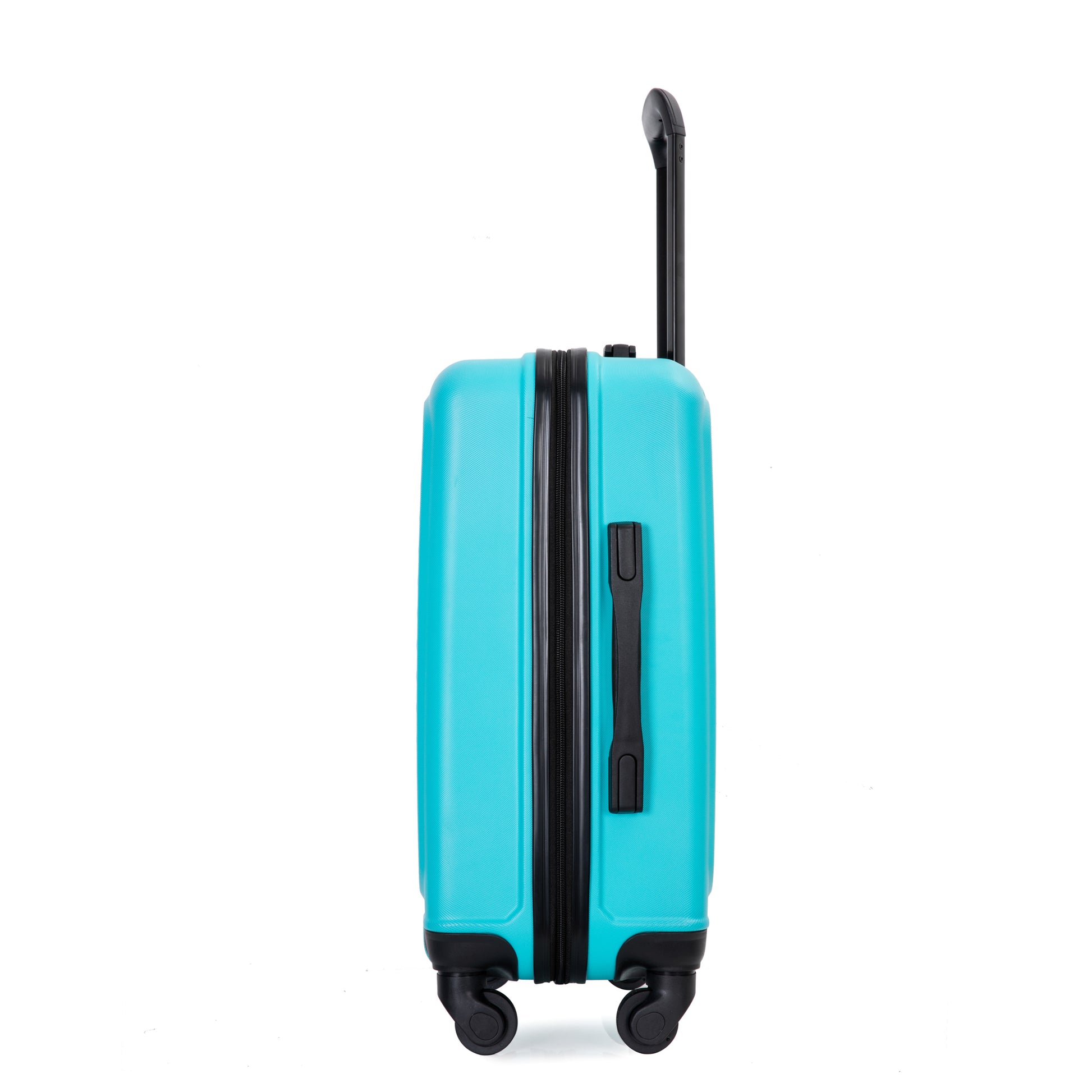 20" Carry On Luggage Lightweight Suitcase, Spinner Wheels, Turquoise Turquoise Abs