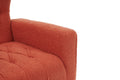 Modern Accent Chair With Ottoman, Comfy Armchair For Living Room, Bedroom, Apartment, Office Brick Red Brick Red Primary Living Space Classic Polyester