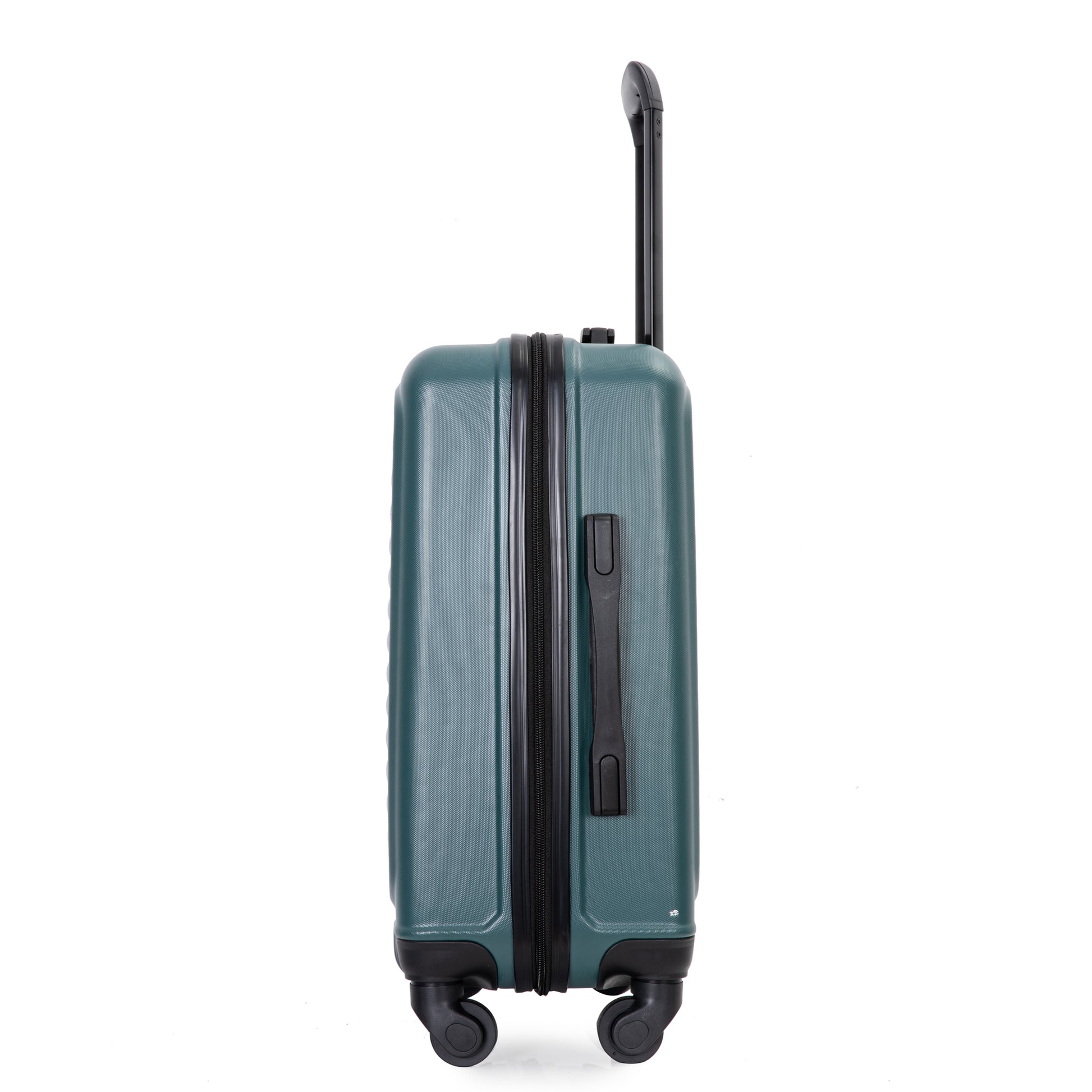 20" Carry On Luggage Lightweight Suitcase, Spinner Wheels, Green Green Abs