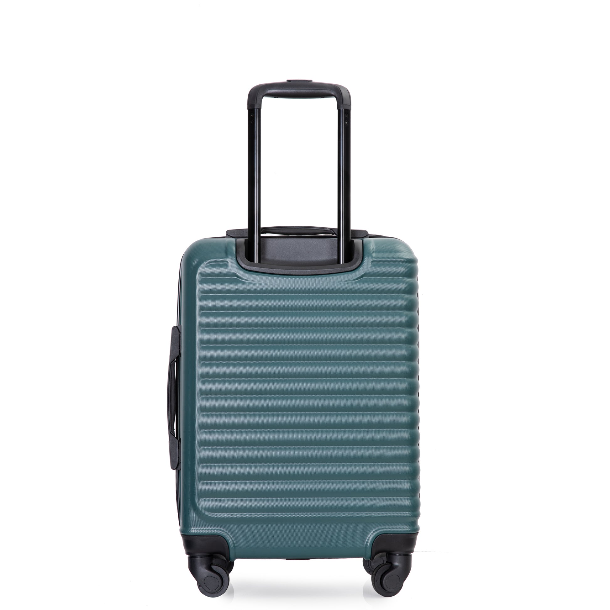 20" Carry On Luggage Lightweight Suitcase, Spinner Wheels, Green Green Abs