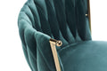 Office Desk Chair, Upholstered Home Office Desk Chairs With Adjustable Swivel Wheels, Ergonomic Office Chair For Living Room, Bedroom, Office, Vanity Study Emerald Emerald Office Modern Foam Velvet
