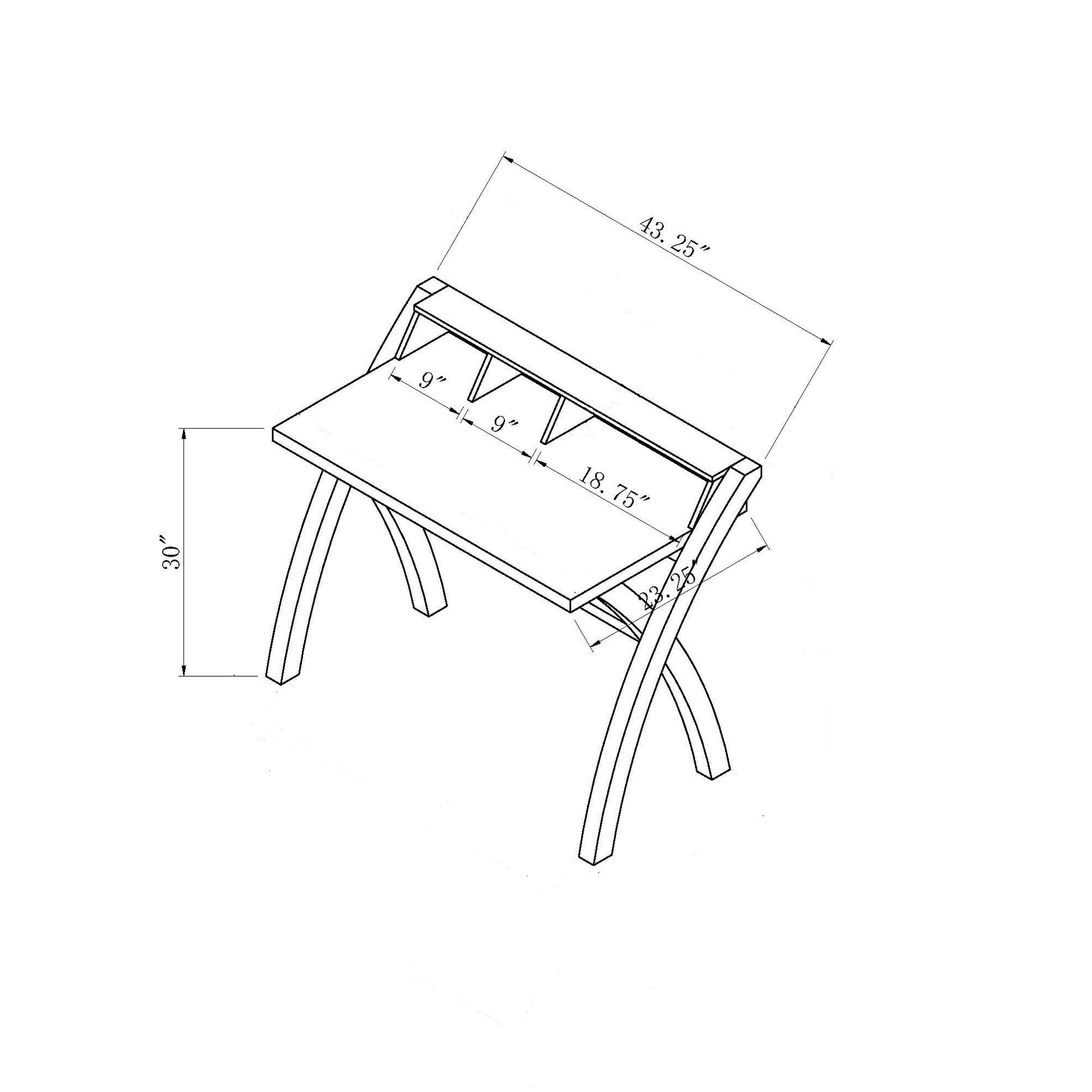 White Crosshatch Desk, Workstation Desk With Usb Power Outlet White Particle Board