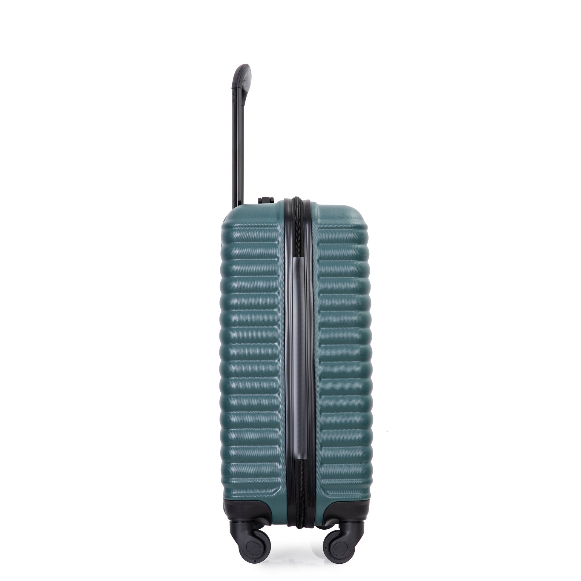 20" Carry On Luggage Lightweight Suitcase, Spinner Wheels, Green Green Abs