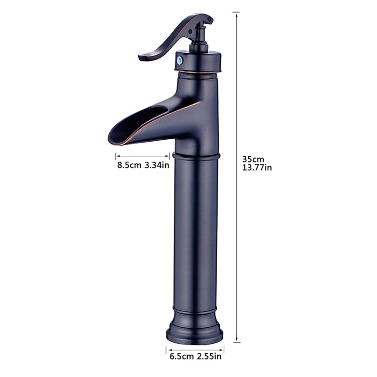 Modern Contemporary Orb Bathroom Ceramic Hot Cold Water Mixer Tap Faucet Mixer Basin Faucet,Metered Faucets Bathroom Handleless Elongated One Oil Rubbed Bronze Side Sprayer Deck Mounted Cartridge Valve Single Hole Faucets Bronze Classic 1 Hole Faucets