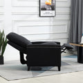 Coolmore Modern Comfortable Upholstered Leisure Chair Recliner Chair For Living Room Black Velvet