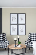 Set Of 4 Botanical Wall Art Prints, Home Decor For Living Room, Dining Room, Bedroom, Hallway, 20