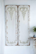 Set Of 3 Large White Wall Art Panel, Rectangle Wall Sculpture, Wall D Cor For Living Room Dining Room Office Bedroom, 21
