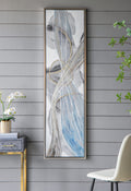 Set Of 2 Elongated Modern Abstract Oil Paintings, Wall Art For Living Room Dining Room Bedroom Office Entryway, 20