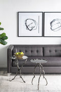 Set Of 2 Modern Abstract Wall Art, Square Framed Wall Art, 31.5