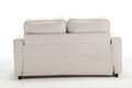 3 Fold Sofa,Convertible Futon Couch Sleeper Sofabed,Space Saving Seat,Pull Out Couch Bed For Living Room,Dark Gray & Light Gray & Beige,Velvet Linen Fabric Beige Velvet Wood Primary Living Space Medium Soft Loose Back Modern Square Arms Velvet 2 Seat