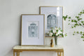 Set Of 2 Fake Pencil Architectual Wall Art, Wall Decor Accent, 24