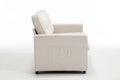 3 Fold Sofa,Convertible Futon Couch Sleeper Sofabed,Space Saving Seat,Pull Out Couch Bed For Living Room,Dark Gray & Light Gray & Beige,Velvet Linen Fabric Beige Velvet Wood Primary Living Space Medium Soft Loose Back Modern Square Arms Velvet 2 Seat
