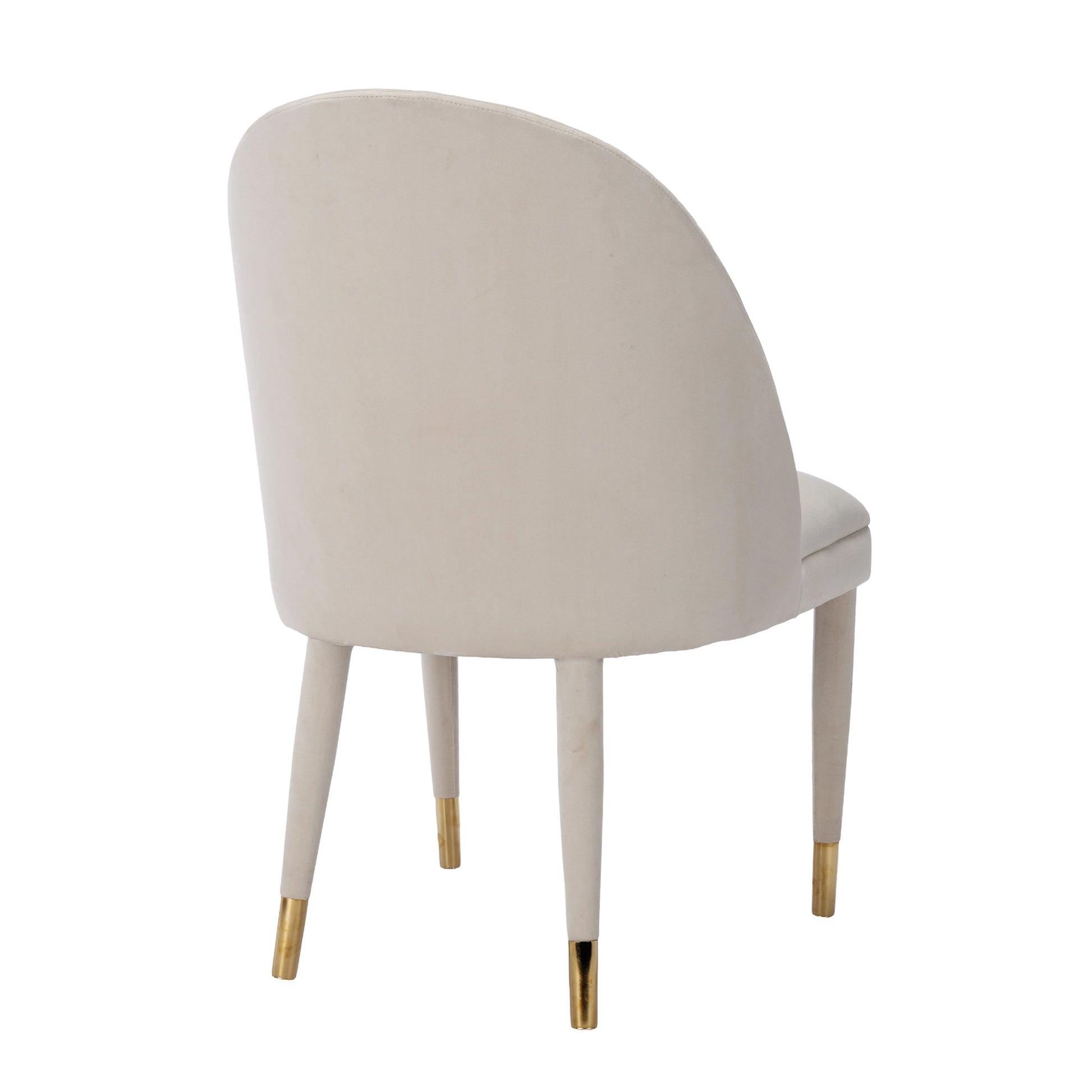 Coolmore Accent Chair ,Leisure Single Chair With Solid Wood Foot,2Pc Set Beige Velvet