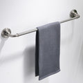 Bathroom Hardware Set Brushed Nickel 4 Pieces Bathroom Towel Rack 24 Inches Adjustable Bathroom Accessories Set Brushed Nickel Bathroom Antique,Classic,Industrial,Modern Stainless Steel