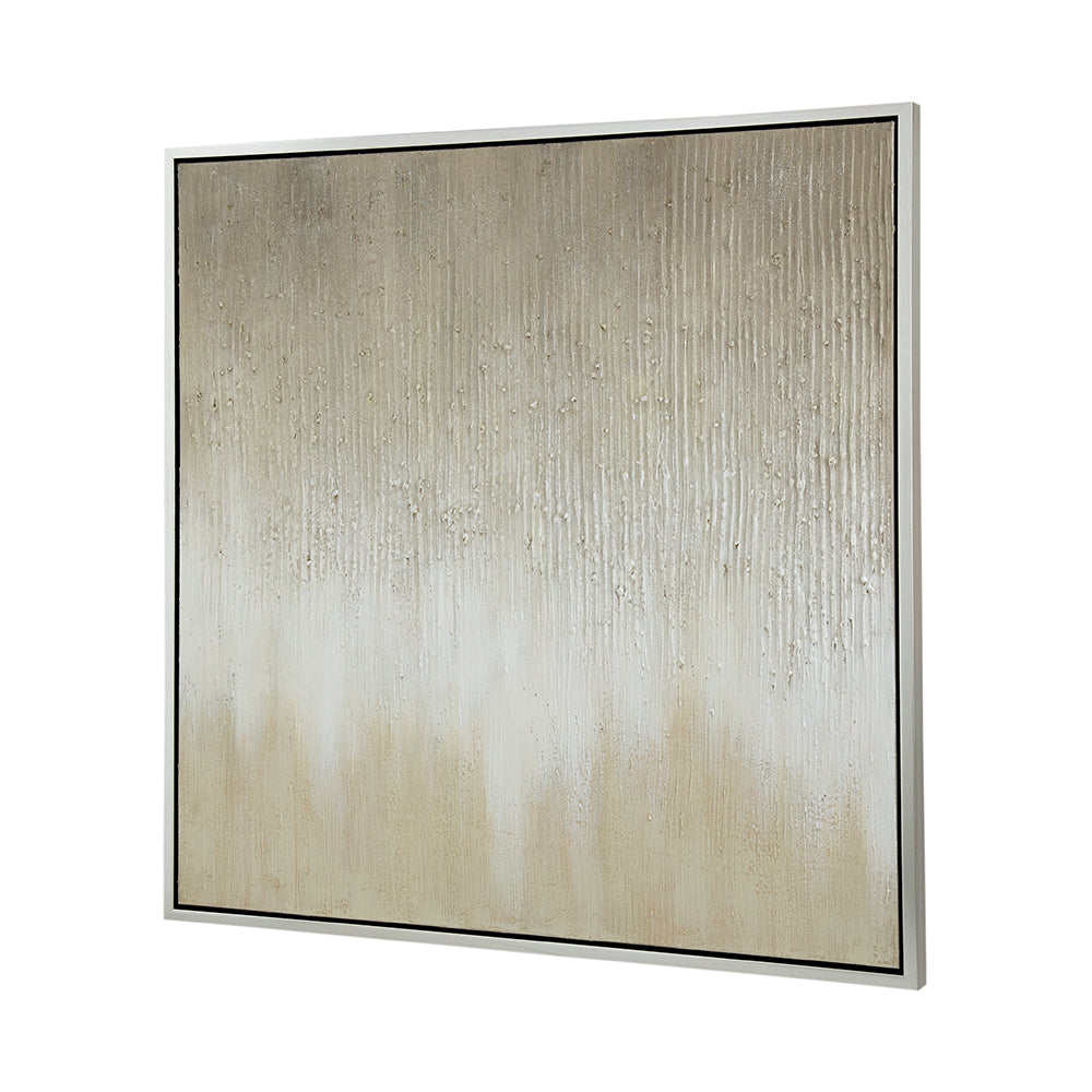 40" X 40" Golden Sunshine Framed Hand Painted Canvas Print Wall Art, Wall Decor For Living Room Bedrrom Entryway Office Multicolor Polyester