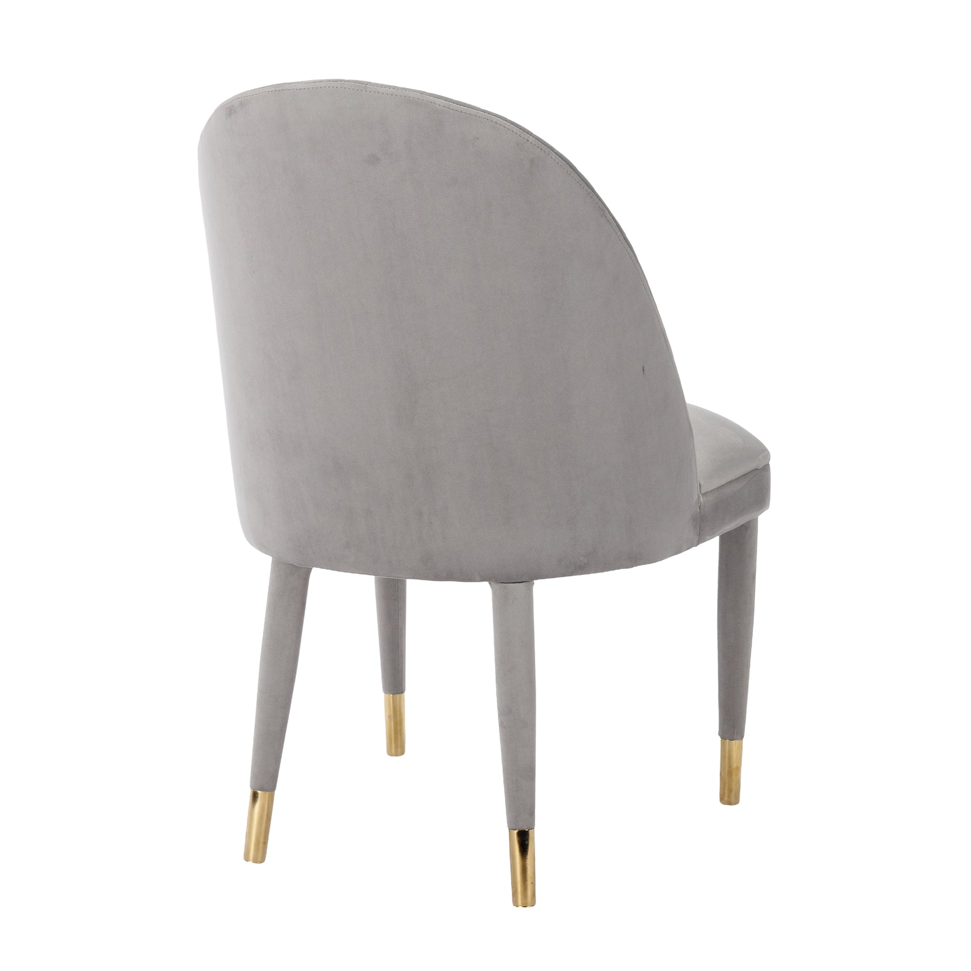 Coolmore Accent Chair ,Leisure Single Chair With Solid Wood Foot,2Pc Set Gray Velvet