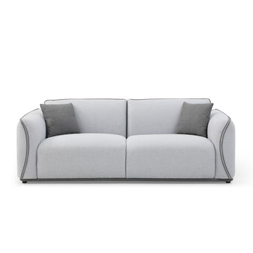 Grey Couch Upholstered Sofa, Modern Sofa For Living Room, Couch For Small Spaces. Grey Fabric