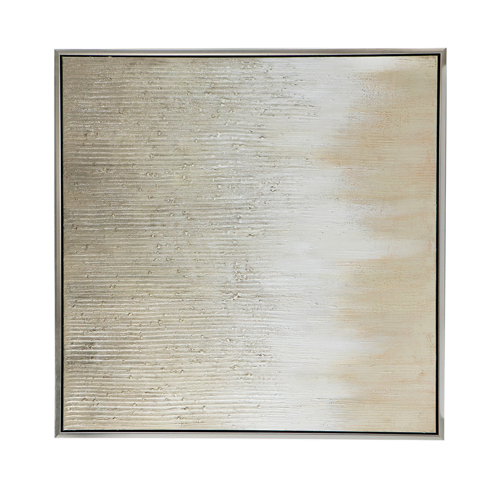 40" X 40" Golden Sunshine Framed Hand Painted Canvas Print Wall Art, Wall Decor For Living Room Bedrrom Entryway Office Multicolor Polyester