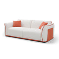 Beige Couch Upholstered Sofa, Modern Sofa For Living Room, Couch For Small Spaces. Beige Fabric