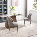 Coolmore Accent Chair ,Leisure Single Chair With Solid Wood Foot,2Pc Set Gray Velvet