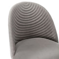 Coolmore Accent Chair ,Leisure Single Chair With Solid Wood Foot,2Pc Set Gray Velvet
