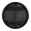 Retro 5 Piece Dining Set Extendable Round Table And 4 Chairs For Kitchen Dining Room Black Oak Black Mdf