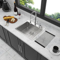 28X22X10 Inch Kitchen Sink Drop In 16 Gauge Stainless Steel 28