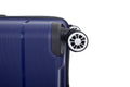 Hardshell Suitcase Double Spinner Wheels Pp Luggage Sets Lightweight Durable Suitcase With Tsa Lock,3 Piece Set 20 24 28 Navy Navy Polypropylene