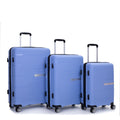 Hardshell Suitcase Double Spinner Wheels Pp Luggage Sets Lightweight Durable Suitcase With Tsa Lock,3 Piece Set 20 24 28 Purplish Blue Purplish Blue Polypropylene