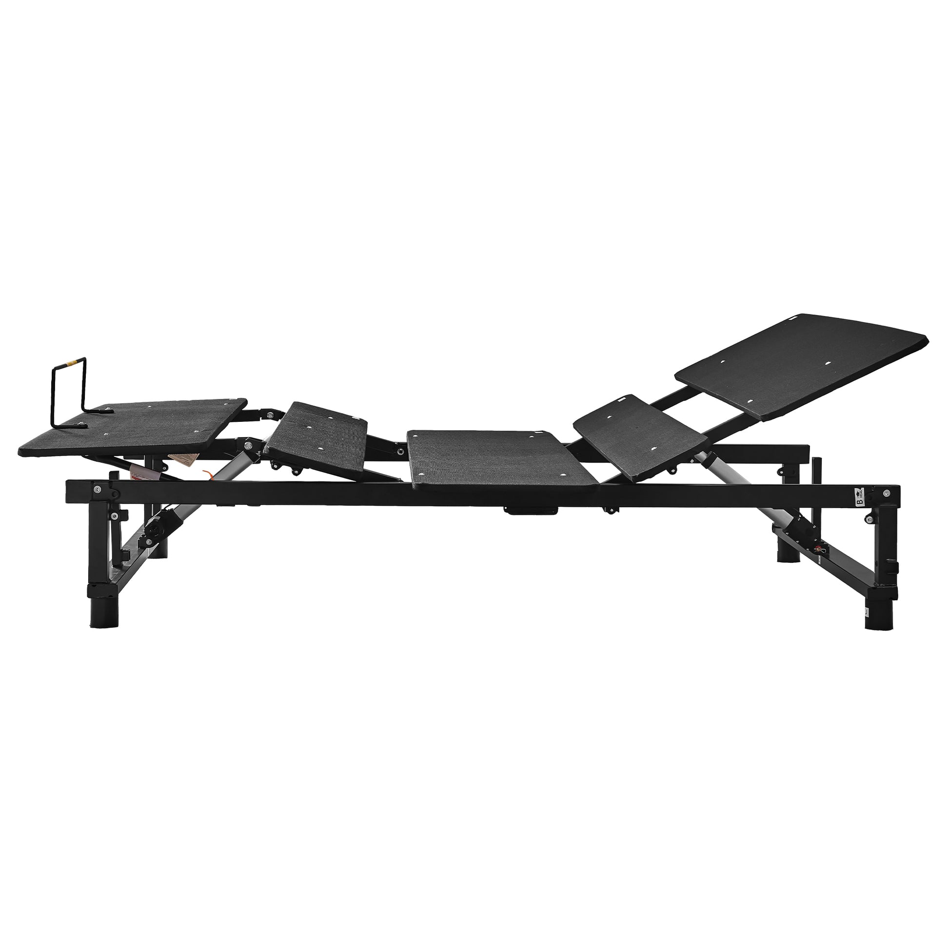 Adjustable Bed Base Frame Queen Bed Frame With Head And Foot Incline Wireless Remote Zero Gravity Quiet Motor Black Queen Queen Antique Black Bedroom Adjustable Bedbase Steel