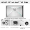 26 Inch Undermount Sink 26