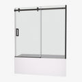 Bathtub Shower Door, Sliding Door, With 5 16