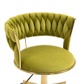 Coolmore Home Office Desk Chair, Vanity Chair, Modern Adjustable Home Computer Executive Chair Swivel Task Chair For Small Space, Living Room, Make Up, Studying Olive Polyester