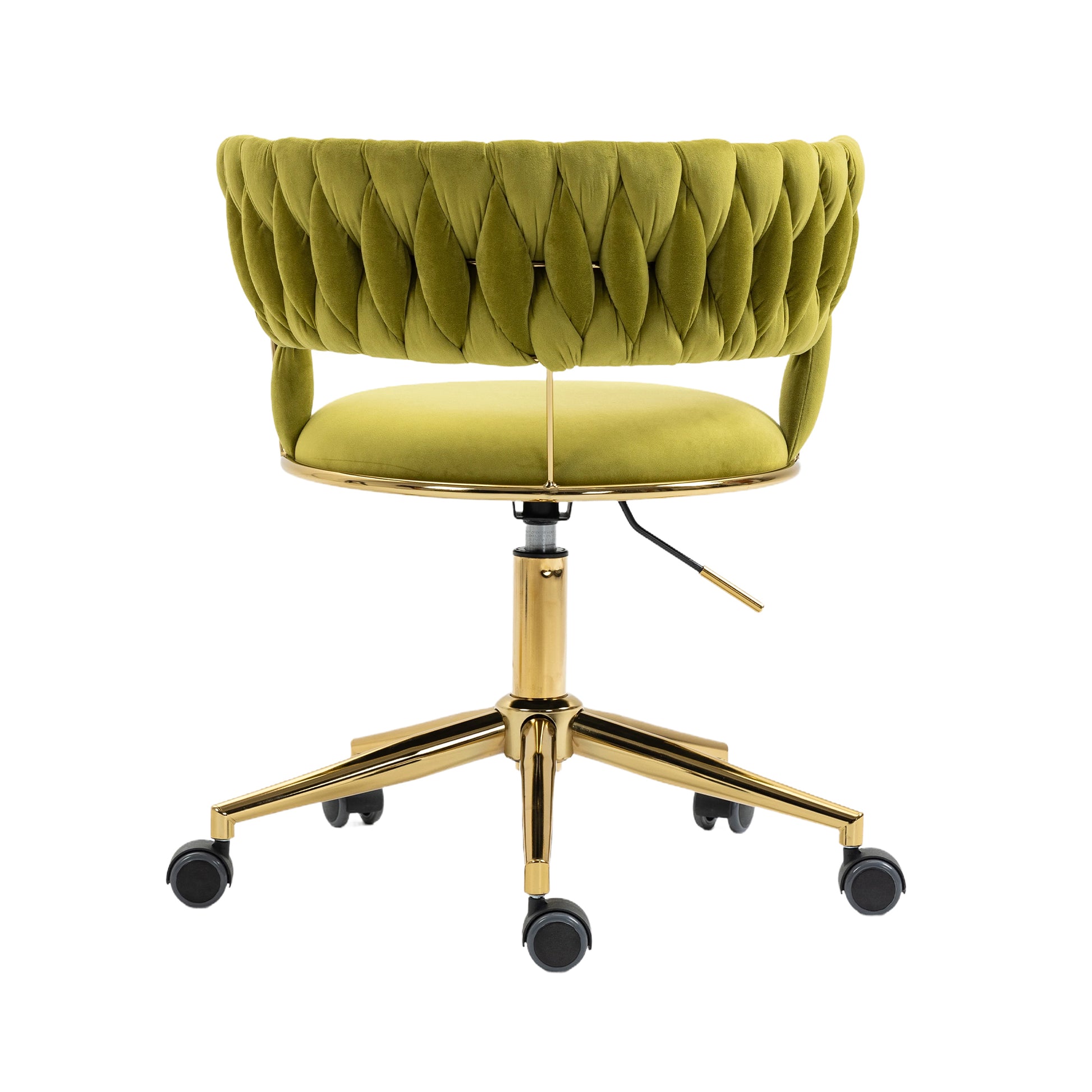 Coolmore Home Office Desk Chair, Vanity Chair, Modern Adjustable Home Computer Executive Chair Swivel Task Chair For Small Space, Living Room, Make Up, Studying Olive Polyester