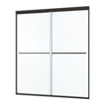 Bypass Shower Door, Sliding Door, With 1 4