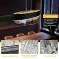 Modern Crystal Chandelier For Living Room Cristal Lamp Luxury Home Decor Light Fixture Transparent Modern Crystal