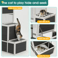 3 Tier Wooden Outdoor & Indoor Cat House Suitable For 1 3 Cats Cat Enclosure Resting Box With 4 Platforms And 2 Doors Cat Shelter Kitty House With A Jump Box For And Resting Cat Cage 71