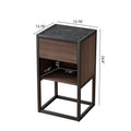 Armando Living Room Side Cabinet, Corner Cabinet, Bedroom Night Stand Wood Particle Board