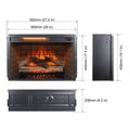 60 Inch Electric Fireplace Entertainment Center With Door Sensor Reclaimed Barnwood Color Powder Coated Electric Reclaimed Barnwood Vent Free Yes Insert Wood Stainless Steel Glass Electric