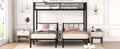 Twin Over Twin & Twin Bunk Beds For 3, Twin Xl Over Twin & Twin Bunk Bed Metal Triple Bunk Bed, Black Pre Sale Date: February 8Th. Black Metal