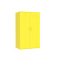 Yellow Steel Storage Cabinet Yellow Metal