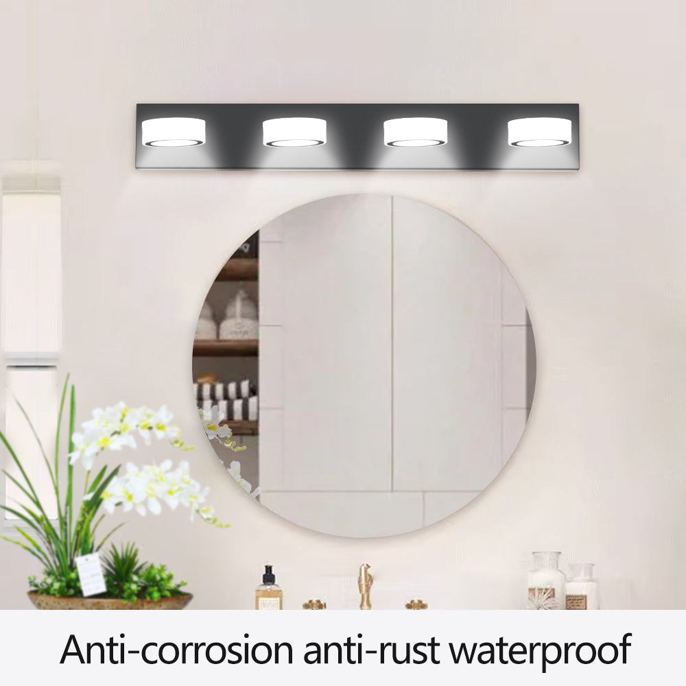 Same As W1340110592 L2008 Led Modern Black 4 Light Vanity Lights Fixtures Over Mirror Bath Wall Lighting Black Acrylic,Iron