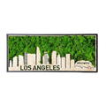 Los Angeles Moss City Metal Wall Art Medium Green Iron