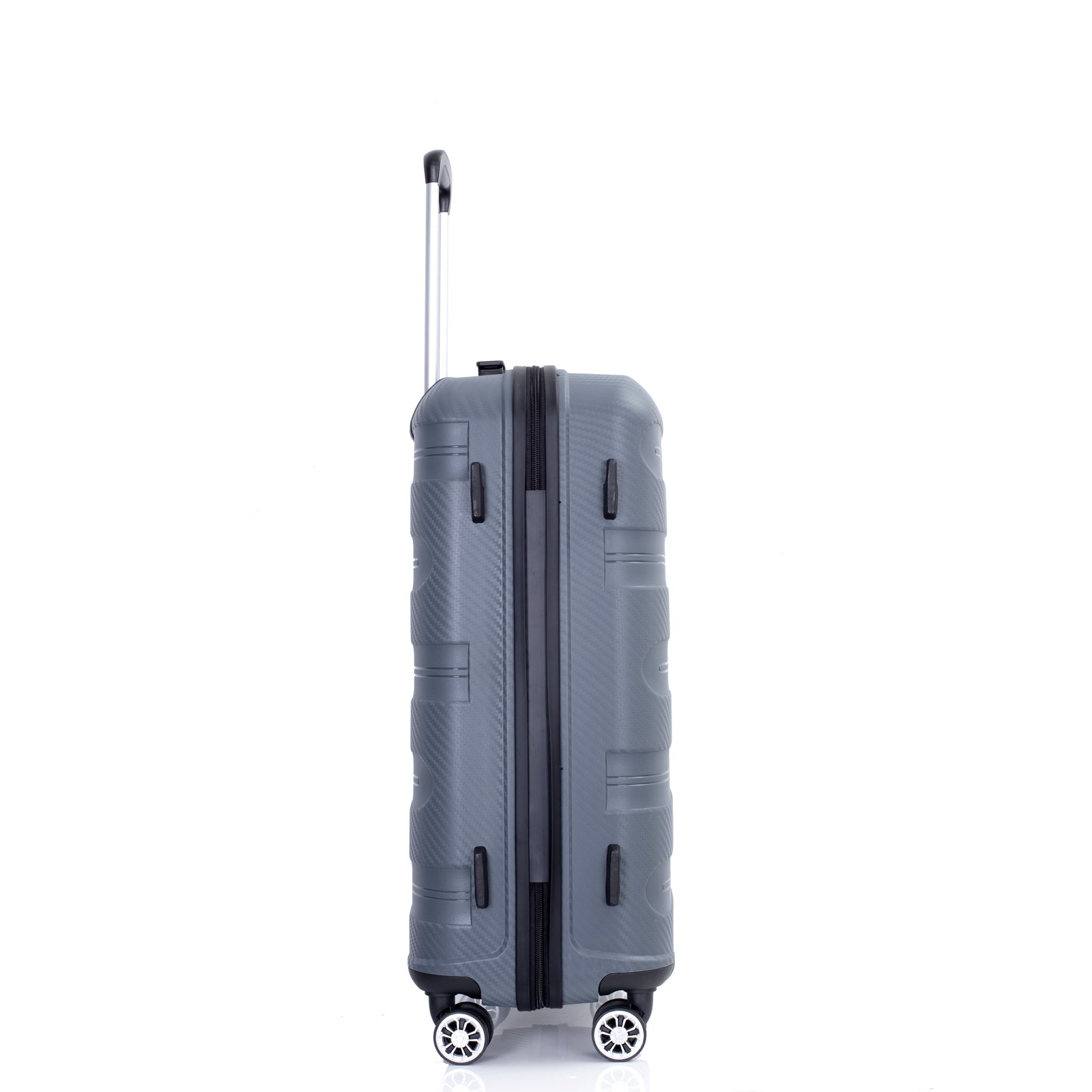 Hardshell Suitcase Spinner Wheels Pp Luggage Sets Lightweight Durable Suitcase With Tsa Lock,3 Piece Set 20 24 28 ,Gray Gray Polypropylene