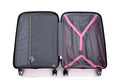 Hardshell Suitcase Spinner Wheels Pp Luggage Sets Lightweight Durable Suitcase With Tsa Lock,3 Piece Set 20 24 28 ,Pink Pink Polypropylene