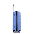 Hardshell Suitcase Spinner Wheels Pp Luggage Sets Lightweight Durable Suitcase With Tsa Lock,3 Piece Set 20 24 28 ,Purplish Blue Purplish Blue Polypropylene