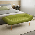 57 Inch Sofa Stool Pvc Fabric Can Be Placed In The Bed Circumference Can Also Be Placed In The Porch Green Polyester Blend